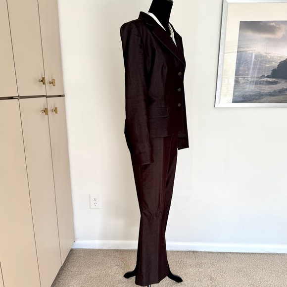 Vintage Elie Tahari Suit in Dark Brown - Picture 4 of 11